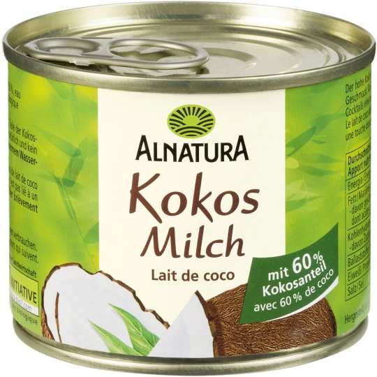 Bio Kokosmilch 200ML 3 Bio Kokosmilch 200ML