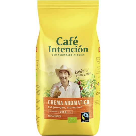 Café Intención Ecológico Café Crema Bio Fairtrade 1KG 3 Café Intención Ecológico Café Crema Bio Fairtrade 1KG