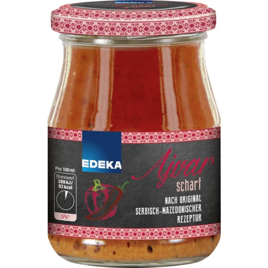 Ajvar Scharf 340ML 3 Ajvar Scharf 340ML