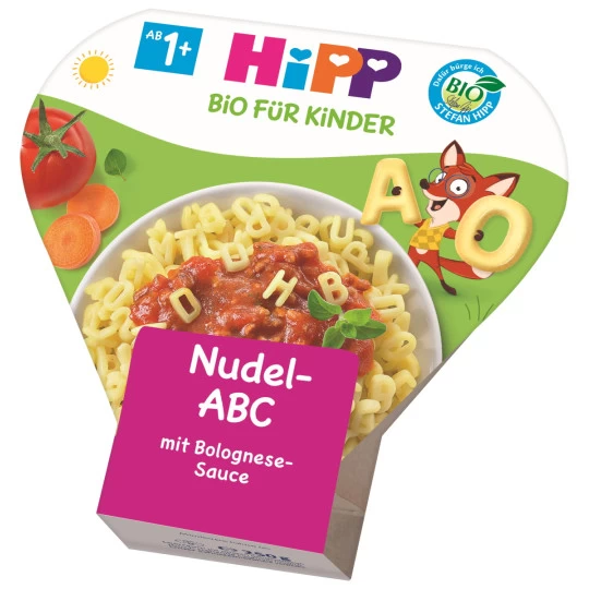 Hipp Bio Nudel-ABC Mit Bolognese Sauce Ab 1+ 250G 3 Hipp Bio Nudel-ABC Mit Bolognese Sauce Ab 1+ 250G