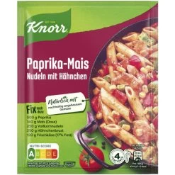 Knorr Fix Paprika-Mais Nudeln Mit Hähnchen 42G