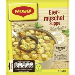 Guten Appetit! Eiermuschel-Suppe Ergibt 1L