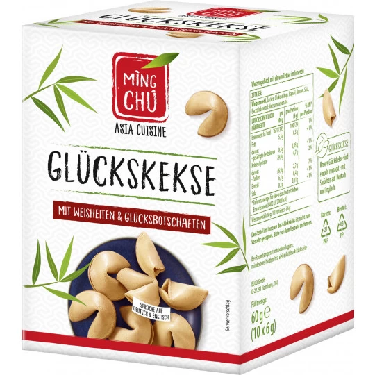Chu Glückskekse 60G 3 Chu Glückskekse 60G