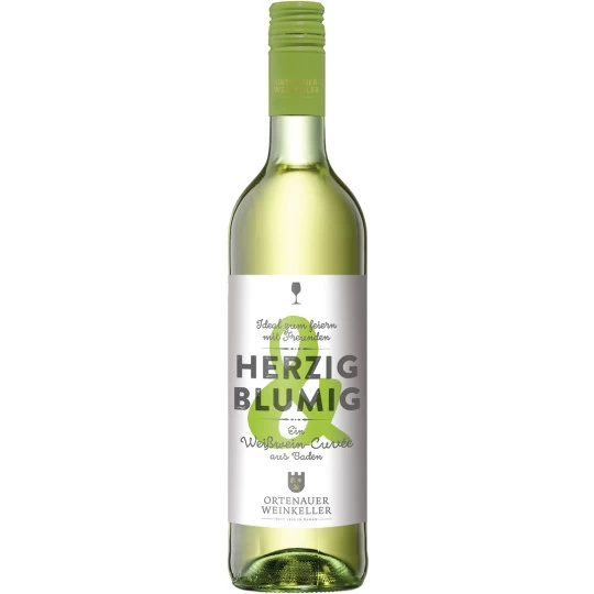 Weinkeller Herzig & Blumig Weißwein Cuvée Feinherb 0,75L 3 Weinkeller Herzig & Blumig Weißwein Cuvée Feinherb 0,75L