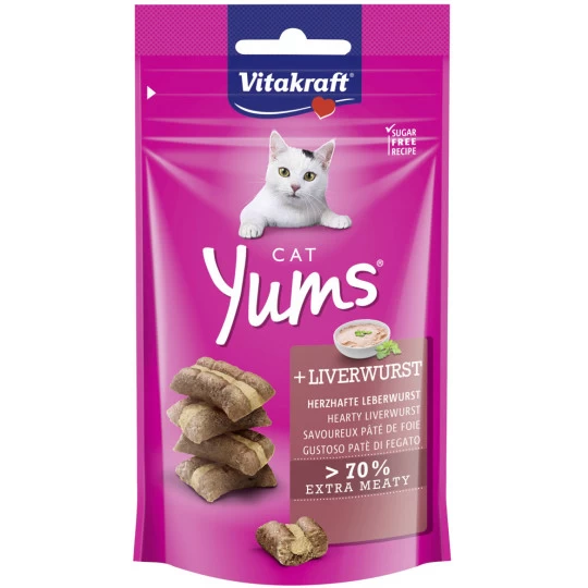 Vitakraft Cat Yums Leberwurst 40G 3 Vitakraft Cat Yums Leberwurst 40G